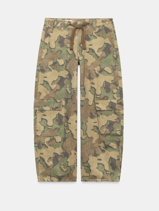 Zara Pants - ZARA PRINTED OVERSIZE CARGO PANTS